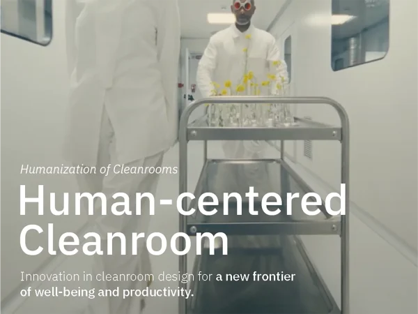 Sezione Nicomac dedicata alla Human-Centered Cleanroom, approccio alla progettazione di camere bianche orientato a benessere e produttività.